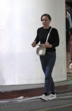 CHRISTINA RICCI Takes a Cigarette Break at LAX 08/07/2023