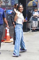 CINDY HERRON Leaves Good Morning America Studio in New York 08/16/2023