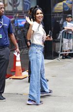 CINDY HERRON Leaves Good Morning America Studio in New York 08/16/2023