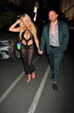 CLAUDIA FIJAL Arrives at Babes in Toyland Charity Event in Las Vegas 08/26/2023