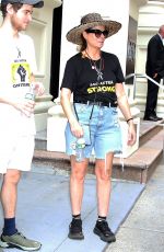 DEBRA MESSING at SAG/AFTRA Strike in New York 08/21/2023