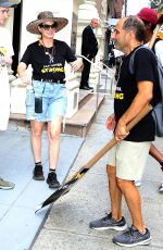 DEBRA MESSING at SAG/AFTRA Strike in New York 08/21/2023