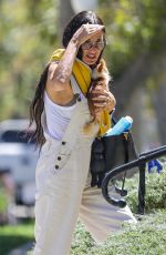 DEMI MOORE Visits a Friend in Los Angeles 08/29/2023
