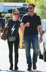 DENISE RICHARDS and Aaron Phypers Out Shopping in Malibu 08/10/2023