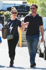 DENISE RICHARDS and Aaron Phypers Out Shopping in Malibu 08/10/2023