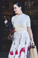 DITA VON TEESE Out Shopping with a Friend in Los Angeles 08/19/2023