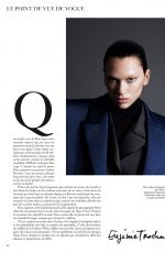 DUA LIPA in Vogue Magazine, France September 2023