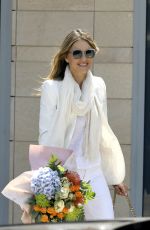 ELIZABETH HURLEY Arrives in Palma de Mallorca 08/03/2023