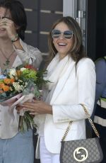 ELIZABETH HURLEY Arrives in Palma de Mallorca 08/03/2023