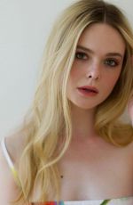 ELLE FANNING at a Photoshoot 08/28/2023