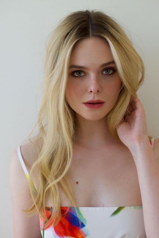 ELLE FANNING at a Photoshoot 08/28/2023