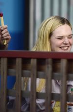 ELLE FANNING Out to Eat with a Friend in Los Angeles 08/16/2023