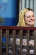 ELLE FANNING Out to Eat with a Friend in Los Angeles 08/16/2023