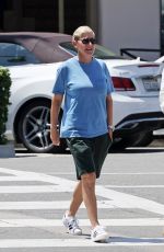 ELLEN DEGENERES Leaves a Restaurant with a Friend in Santa Barbara 08/01/2023