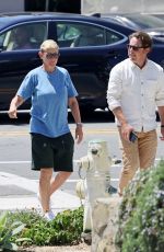 ELLEN DEGENERES Leaves a Restaurant with a Friend in Santa Barbara 08/01/2023