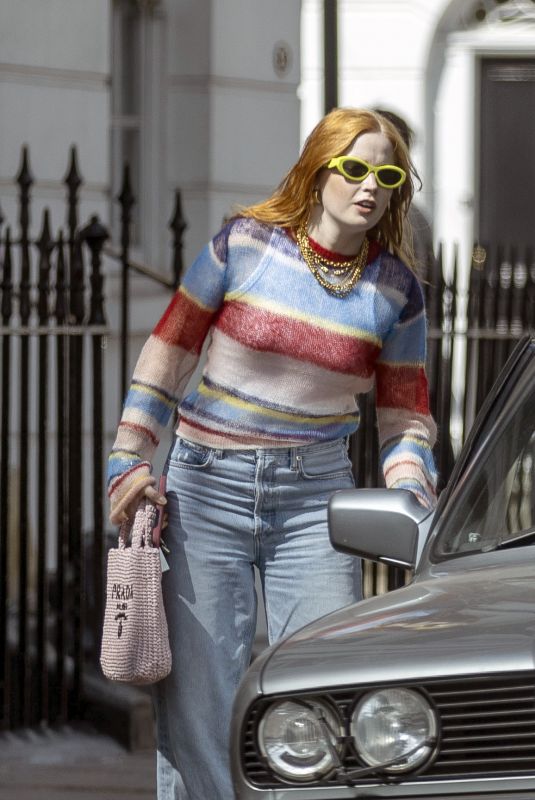 ELLIE BAMBER Out and About in London 08/21/2023