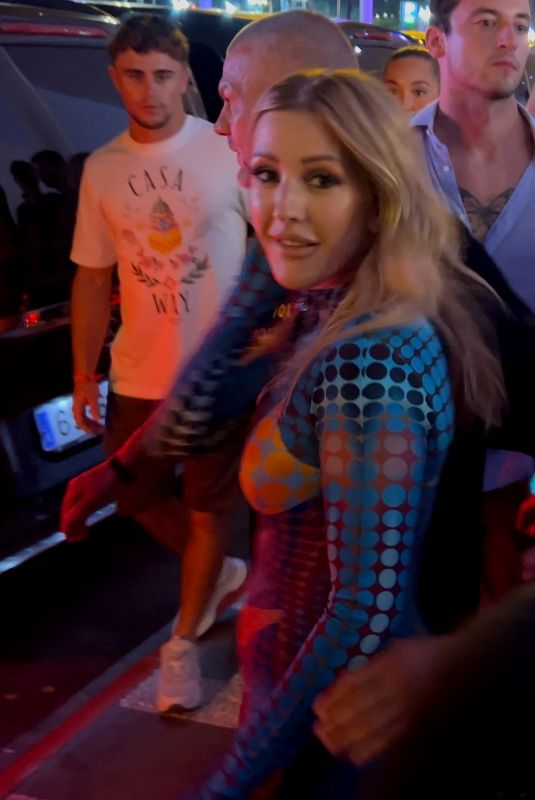 ELLIE GOULDING at Closing Party of Calvin Harris in Ibiza 08/25/2023