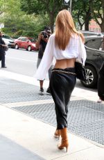 EMILY RATAJKOWSKI Leavevs Sony Music Studios in New York 08/16/2023