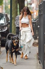 EMILY RATAJKOWSKI Out with Her Dog Colombo in New York 08/29/2023