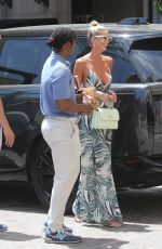 EMMA HERNAN Arrives at The Maybourne in Beverly Hills 08/01/2023