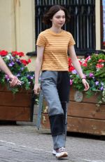 EMMA MYERS on the Set of A Good Girl