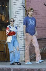 EMMA ROBERTS and Cody John Out for Lunch in Los Angeles 08/07/2023