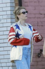 EMMA ROBERTS and Cody John Out for Lunch in Los Angeles 08/07/2023