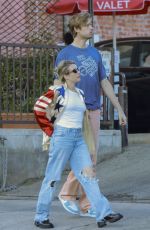 EMMA ROBERTS and Cody John Out for Lunch in Los Angeles 08/07/2023