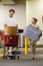 EMMA ROBERTS and Cody John Shopping at Target in Los Angeles 08/05/2023
