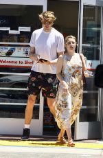 EMMA ROBERTS and Cody John Shopping at Target in Los Angeles 08/05/2023