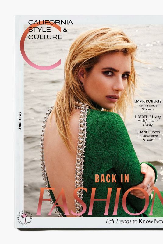 EMMA ROBERTS for C Magazine, Fall Fashion 2023