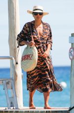 EMMA WEYMOUTH Arrives at Club 55 in Saint Tropez 08/29/2023