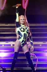 ERIKA JAYNE Performs Bet It All On Blonde Opening in Las Vegas 08/25/2023