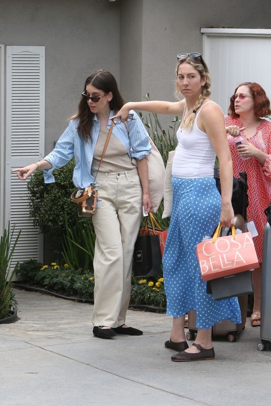 ESTE and DANIELLE HAIM Leaves Day of Indulgence Event in Brentwood 08/13/2023