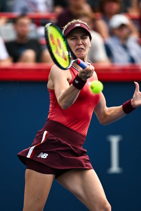 EUGENIE BOUCHARD at National Bank Open Previews in Montreal 08/05/2023
