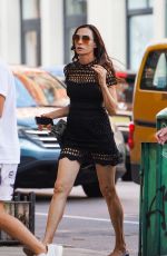 FAMKE JANSSEN Out and About in New York 08/09/2023