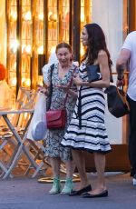 FAMKE JANSSEN Out and About in New York 08/18//2023