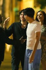 FAMKE JANSSEN Out for Dinner with a Friend at Jac