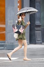 FAMKE JANSSEN Out in New York 08/10/2023