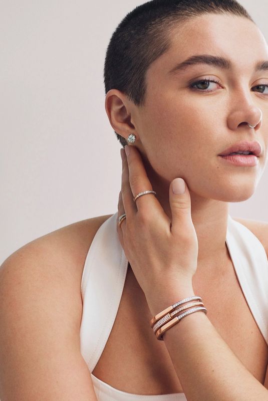 FLORENCE PUGH for Tiffany & Co Lock Campaign 2023