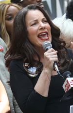 FRAN DRESCHER at SAG Strike in New York 08/01/2023
