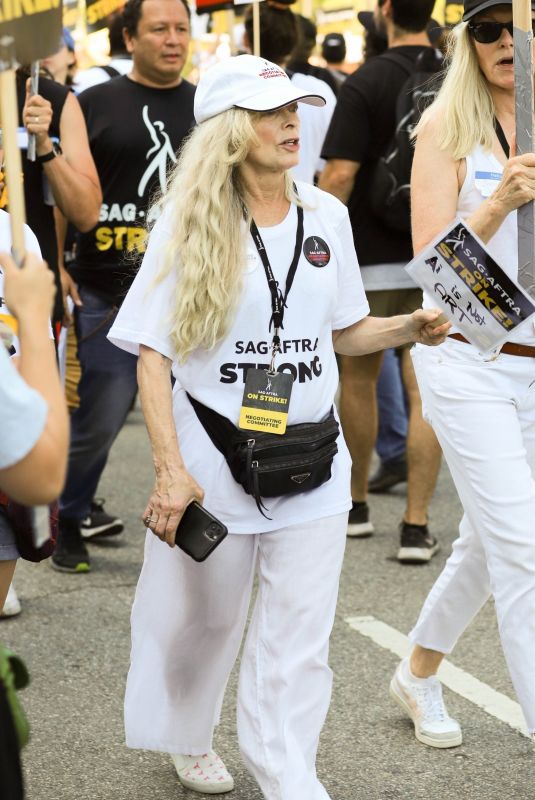 FRANCES FISHER at SAG Strike at Universal Studios in Universal City 08/04/2023