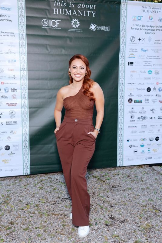 FRANCIA RAISA at This Is About Humanity 5th Anniversary Soiree in Brentwood 08/27/2023