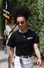 GABRIELLE NEVAEH GREEN at Picket Lines at Walt Disney Studios in Burbank 07/31/2023