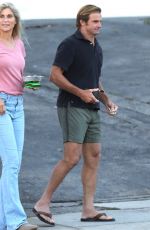 GABRIELLE RECCE and Laird Hamilton on a Dinner Date at Caffe Delfini Italian Restaurant in Santa Monica 08/04/2023