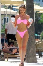 GEORGIA STEEL in Bikini at a Pool in Mallorca 08/19/2023