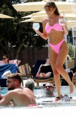 GEORGIA STEEL in Bikini at a Pool in Mallorca 08/19/2023