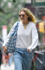 GIGI HADID Out and About in New York 08/10/2023