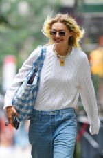 GIGI HADID Out and About in New York 08/10/2023