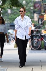 GIGI HADID Out and About in New York 08/11/2023
